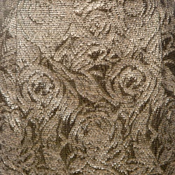 مملوكة مسبقًا Boss Orange by Hugo Boss Dull Gold Embossed Jacquard Mini Skirt S