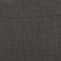 Pre Owned Boss By Hugo Boss Grey Stretch Wool Pencil Skirt M