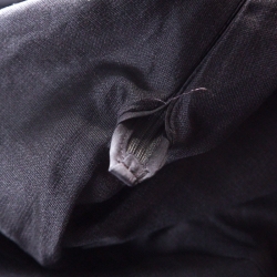 Pre Owned Boss By Hugo Boss Black Ruched Silk Strapless Dramata Maxi Dress M