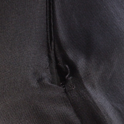 Pre Owned Boss By Hugo Boss Black Ruched Silk Strapless Dramata Maxi Dress M