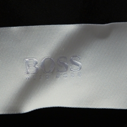 مملوكة مسبقًا فستان بوس باي هوغو بوس رقبة V صوف أسود S