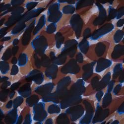 مملوكة مسبقًا BOSS By Hugo Boss Silk Leopard Print Top S