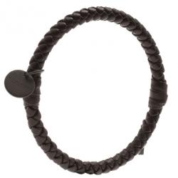 Pre Owned Bottega Veneta Brown Intrecciato Bracelet M