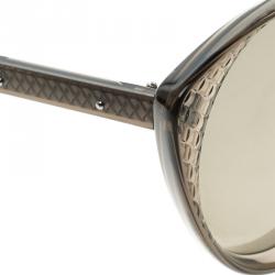 Bottega Veneta Brown/ Gold Reflective BV0148S Cat Eye Sunglasses