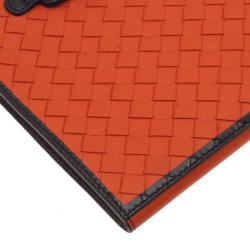 مملوكة مسبقًا Bottega Veneta Orange Leather iPad Mini Cover