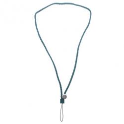 مملوكة مسبقًا Bottega Veneta Green Intrecciato Leather Phone Strap