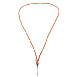 مملوكة مسبقًا Bottega Veneta Orange Intrecciato Leather Phone Strap