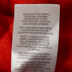 Bottega Veneta Orange Superfine Cashmere Knit Sleeveless Top S