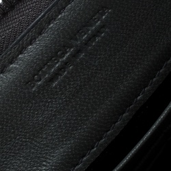 Pre Owned Bottega Veneta Grey Intrecciato Leather Zip Around Wallet