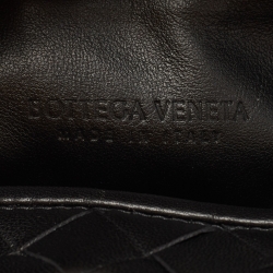 Pre Owned Bottega Veneta Black Intrecciato Leather Mini Jodie Hobo