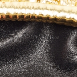 مملوكة مسبقًا حقيبة بوتيغا فينيتا بوش جلد أحمر داكن صغيرة