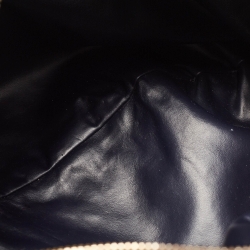 Bottega Veneta Navy Blue Intrecciato Leather Teen Jodie Hobo