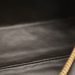 Pre Owned Bottega Veneta Dark Brown Intrecciato Leather Wallace Bag