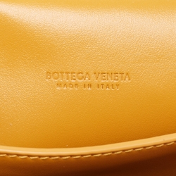 Pre Owned Bottega Veneta Tan Intrecciato Leather Trio Pouch Bag