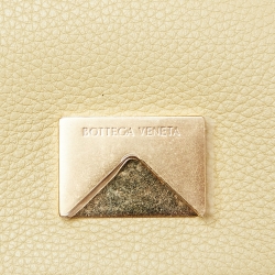 Pre Owned Bottega Veneta Yellow Leather Mount Envelope Top Handle Bag