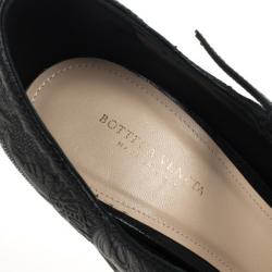 Pre Owned Bottega Veneta Limited Edition Butterfly Embossed Mary Jane Platform Pumps Size 38.5