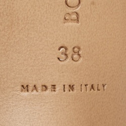 Pre Owned Bottega Veneta Light Yellow Quilted Leather Lido Slide Sandals Size 38