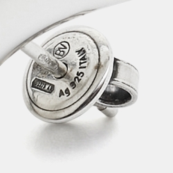 Pre Owned Bottega Veneta Drop Sterling Silver Earrings