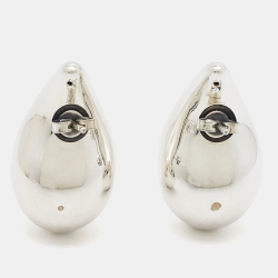 Pre Owned Bottega Veneta Drop Sterling Silver Earrings
