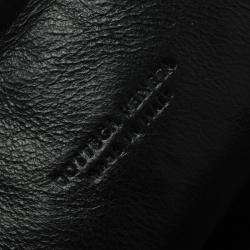 Pre Owned Bottega Veneta Black Intrecciato Leather High Tech Case Holder