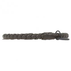 Pre Owned Bottega Veneta Intrecciato Nappa Olive Green Bracelet S