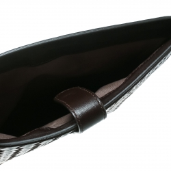 Pre Owned Bottega Veneta Brown Intrecciato Leather Ipad Case