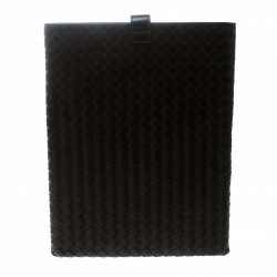 Pre Owned Bottega Veneta Brown Intrecciato Leather Ipad Case