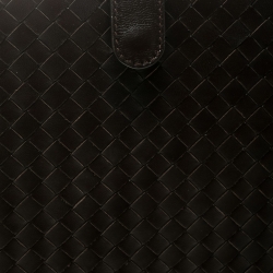 Pre Owned Bottega Veneta Brown Intrecciato Leather Ipad Case