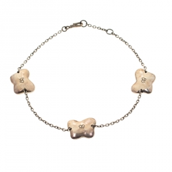 Pre Owned سوار بوتيغا فينيتا دلايات فراشات فضي