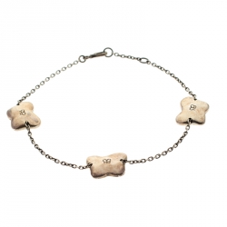 Pre Owned سوار بوتيغا فينيتا دلايات فراشات فضي