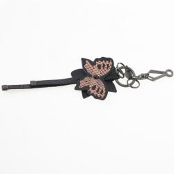 Pre Owned Bottega Veneta Watersnake Butterfly Keyring