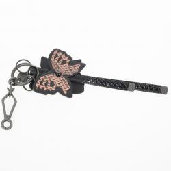 Pre Owned Bottega Veneta Watersnake Butterfly Keyring