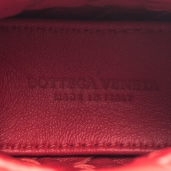 Bottega Veneta Red Intrecciato Nappa Leather Tote Bag Charm 