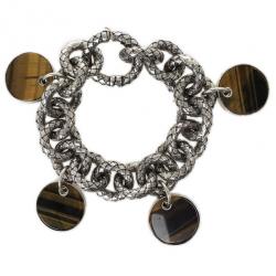 Pre Owned Bottega Veneta Tiger Eye Bracelet