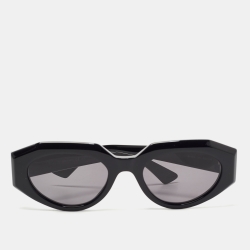 Bottega Veneta Black BV1031S Oval Sunglasses