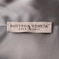 Bottega Veneta Grey Long Sleeve Silk Shirt S