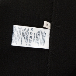 مملوكة مسبقًا فستان بوتيغا فينيتا بلا أكتاف كريب ستريتش أسود S