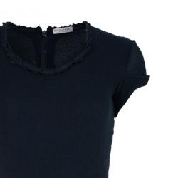 مملوكة مسبقًا Bottega Veneta Silk Cotton Blend Crepe Dress S