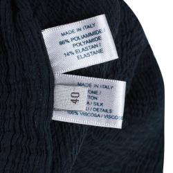 مملوكة مسبقًا Bottega Veneta Silk Cotton Blend Crepe Dress S