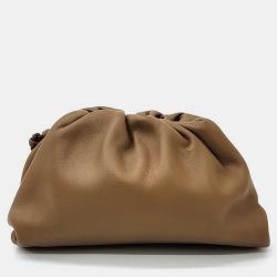Pre Owned Bottega Veneta Butter Calf The Pouch Crossbody Bag