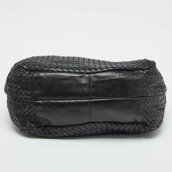 Pre Owned Bottega Veneta Intrecciato Leather Intrecciato Campana Hobo