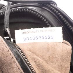 Bottega Veneta Dark Brown Intrecciato Leather Double Messenger Bag