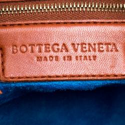 Pre Owned Bottega Veneta Copper Intrecciato Leather Small Hobo