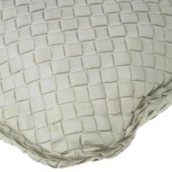 Pre Owned Bottega Veneta Cream Nappa Intrecciato Medium Hobo
