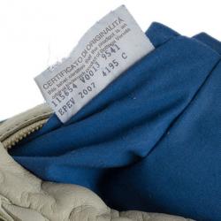 Pre Owned Bottega Veneta Cream Nappa Intrecciato Medium Hobo