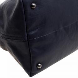 Pre Owned حقيبة بوتيغا فينيتا تينا جلد بني داكن