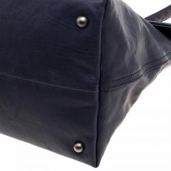 Pre Owned حقيبة بوتيغا فينيتا تينا جلد بني داكن