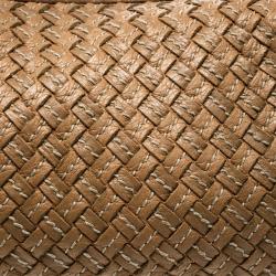 Pre Owned Bottega Veneta Brown Intrecciato Stitched Nappa Leather Medium Veneta Hobo