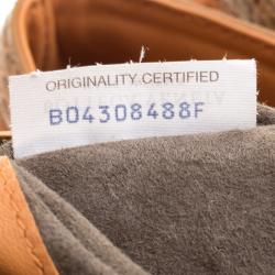 Pre Owned Bottega Veneta Orange Intrecciato Leather Python Trimmed Small Roma Tote