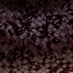 Pre Owned Bottega Veneta Burgundy Leather Intrecciato Velvet Speckled Hobo 